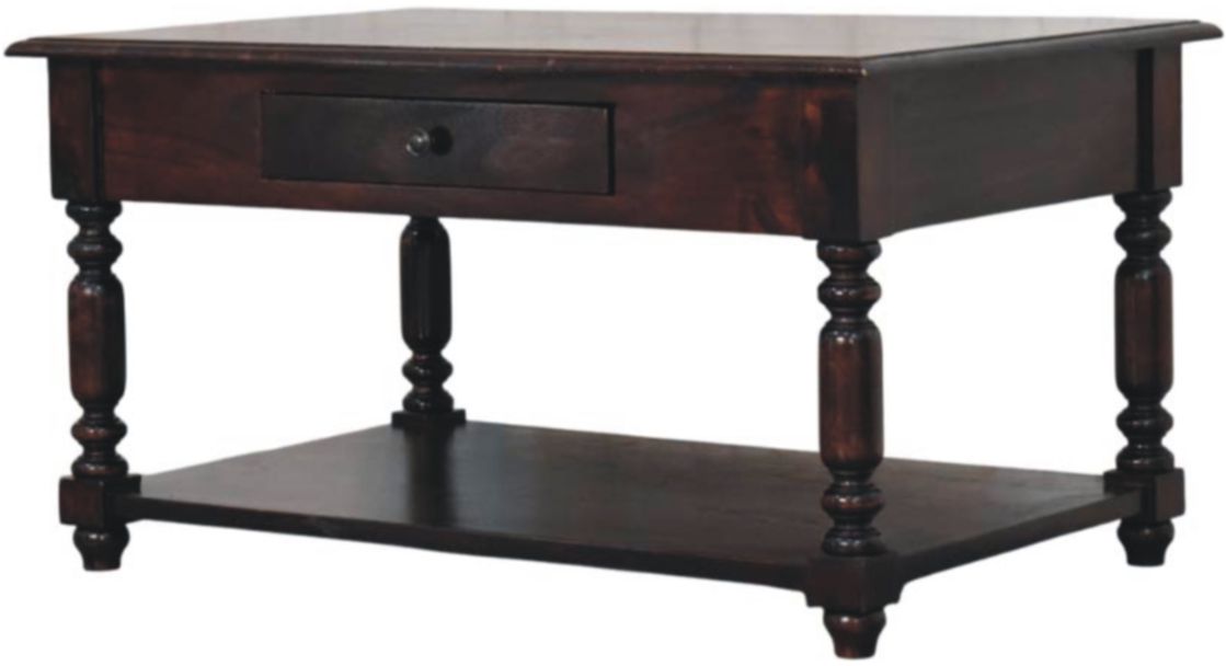 Artisan - Turned Legs Cherry Console Table