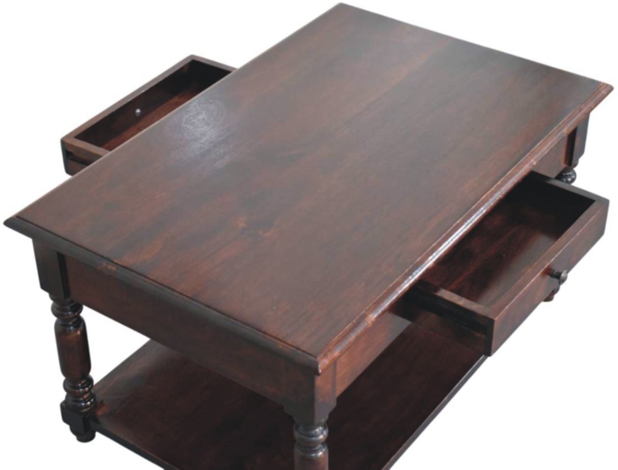 Artisan - Turned Legs Cherry Console Table