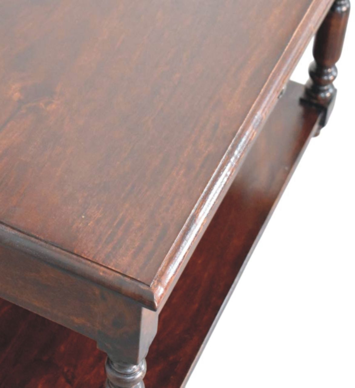 Artisan - Turned Legs Cherry Console Table