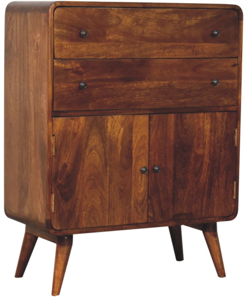 Artisan - Curved Nordic Charm Cabinet