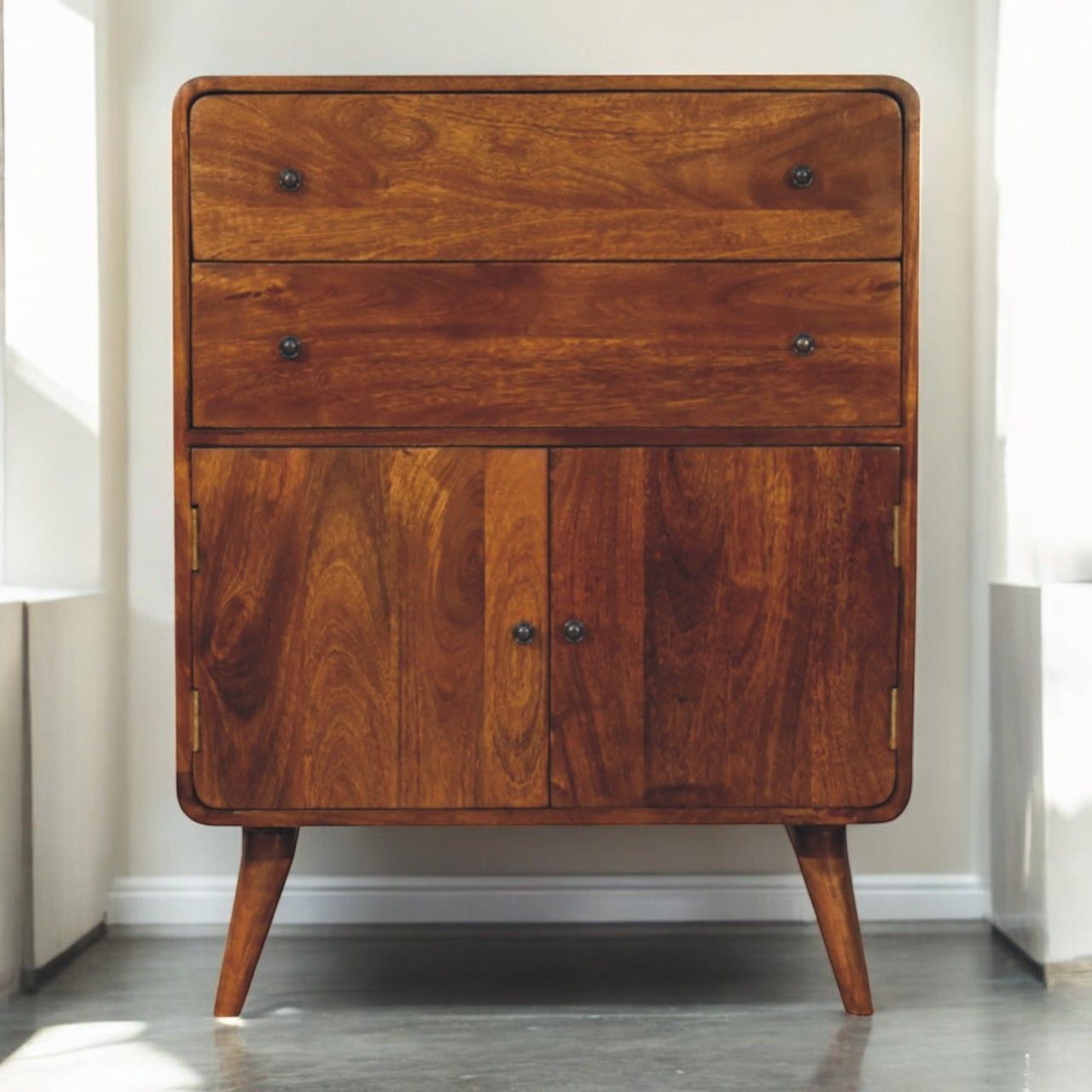 Artisan - Curved Nordic Charm Cabinet
