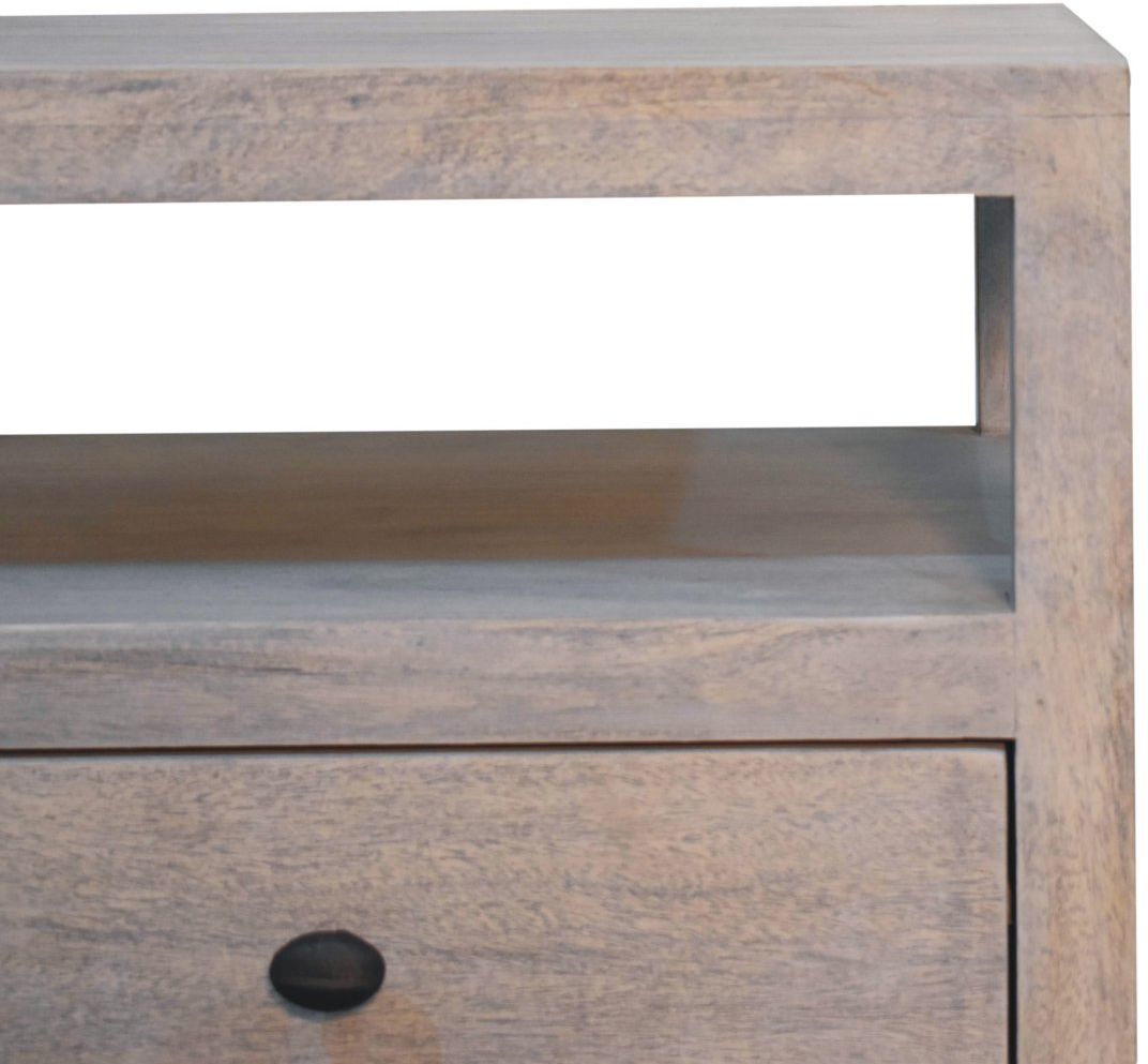 Artisan - Acid Wash 2 Drawer Open Bedside