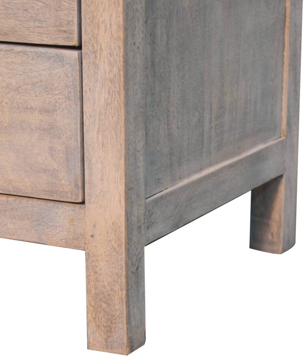 Artisan - Acid Wash 2 Drawer Open Bedside