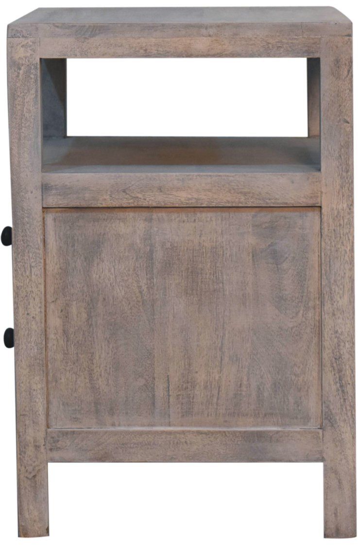 Artisan - Acid Wash 2 Drawer Open Bedside