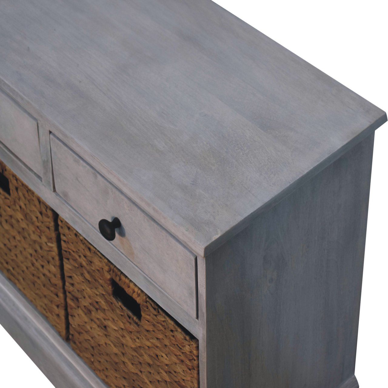 Artisan - Acid Wash Basket Storage Cabinet