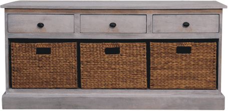 Artisan - Acid Wash Basket Storage Cabinet