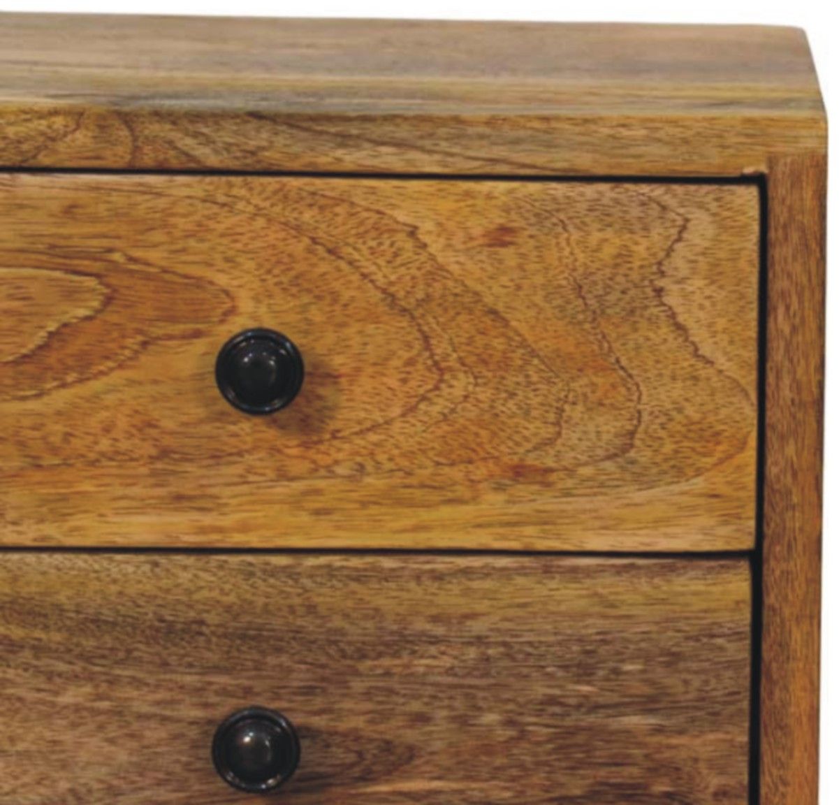 Artisan - Solis 2-Drawer Oak-Ish Wall Mounted Nightstand