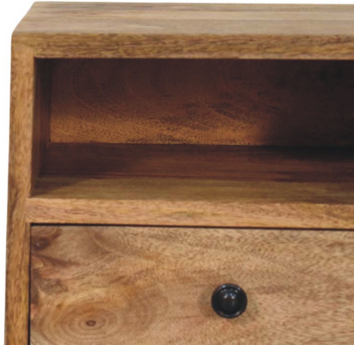Artisan - Solis 1-Drawer Oak-Ish Wall Mounted Nightstand