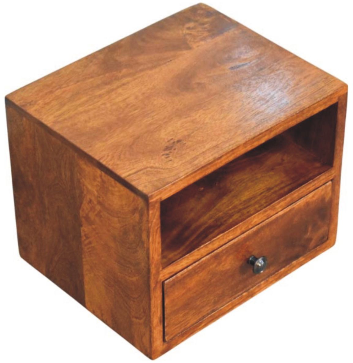 Artisan - Solis 1-Drawer Chestnut Wall Mounted Nightstand