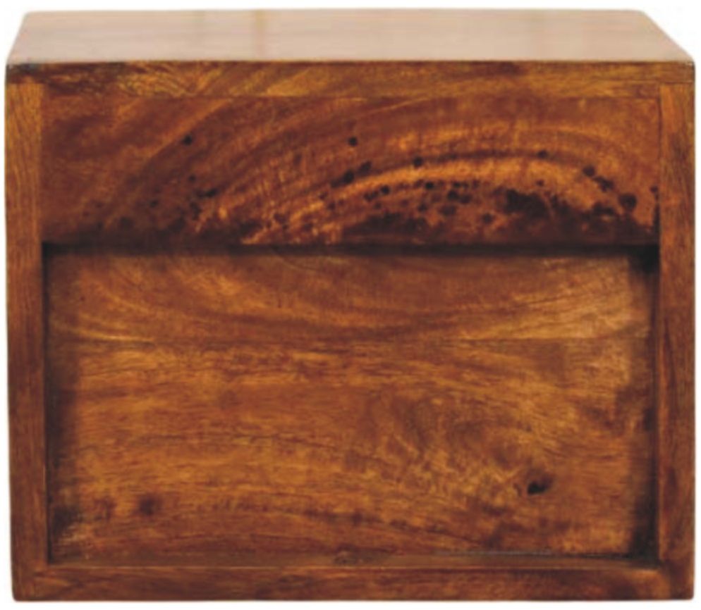 Artisan - Solis 1-Drawer Chestnut Wall Mounted Nightstand