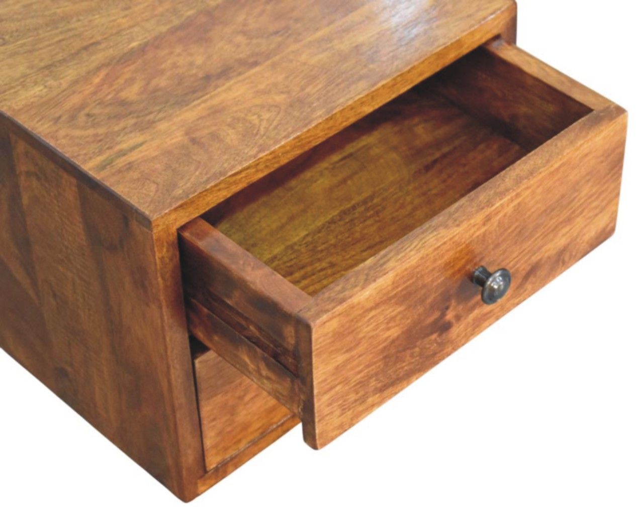 Artisan - Solis 2-Drawer Chestnut Wall Mounted Nightstand