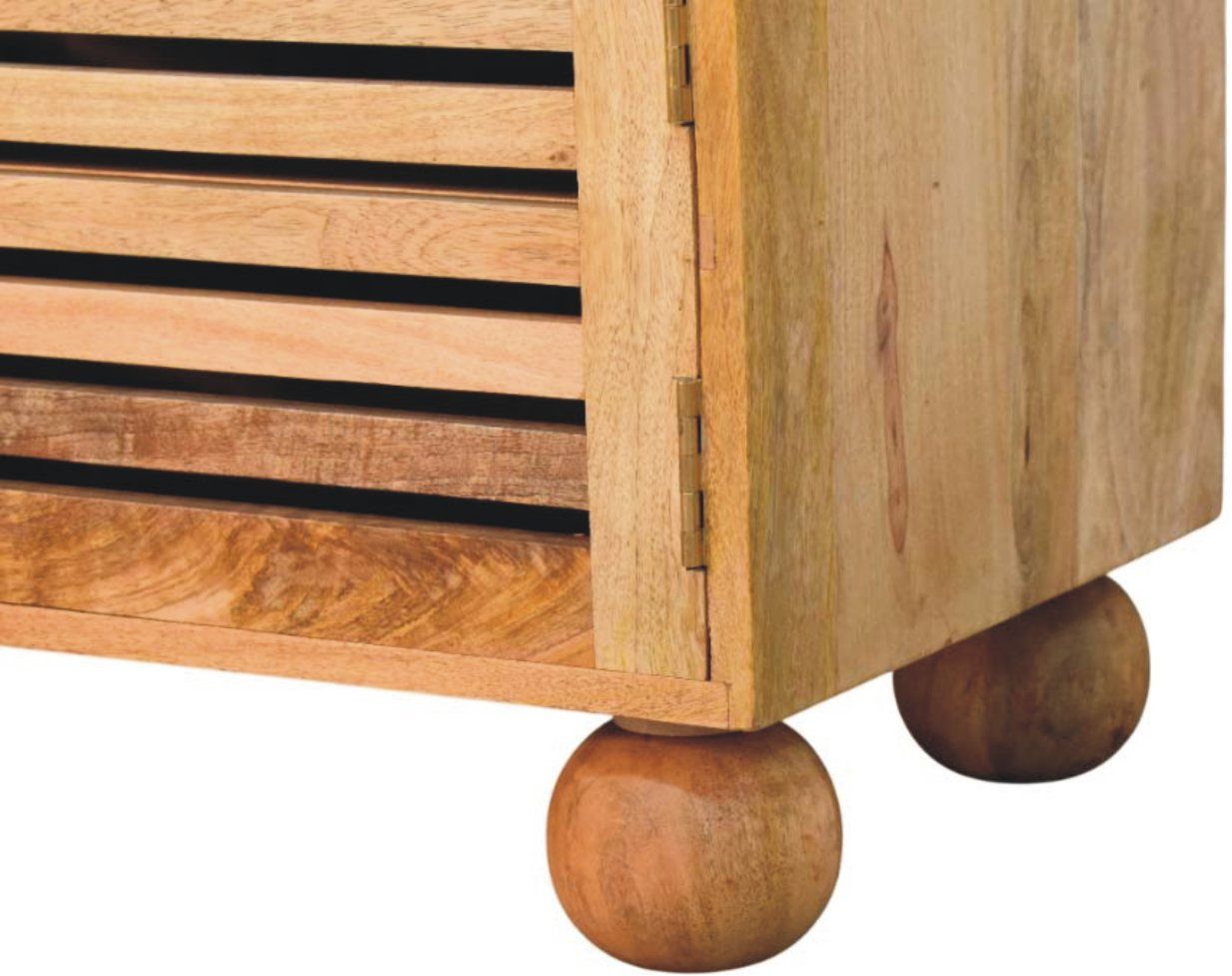 Artisan - Shutter Oak-Ish Shoe Rack With 2 Drawers