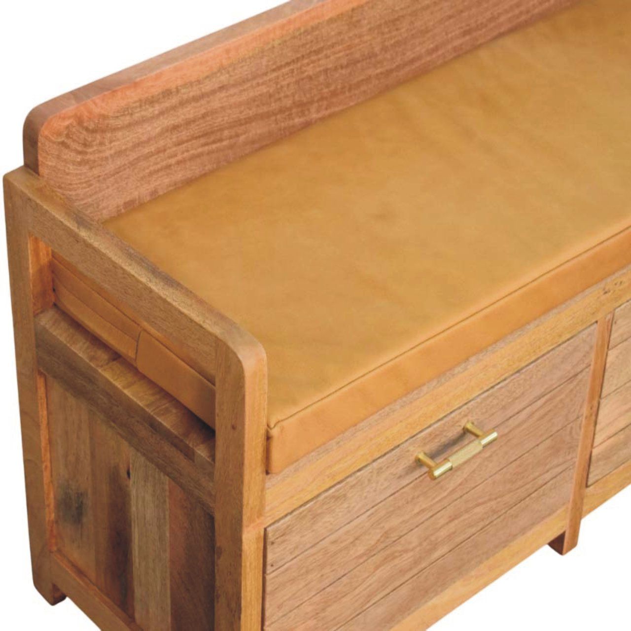 Artisan - Oxford Oak-Ish 2 Drawer Storage Bench