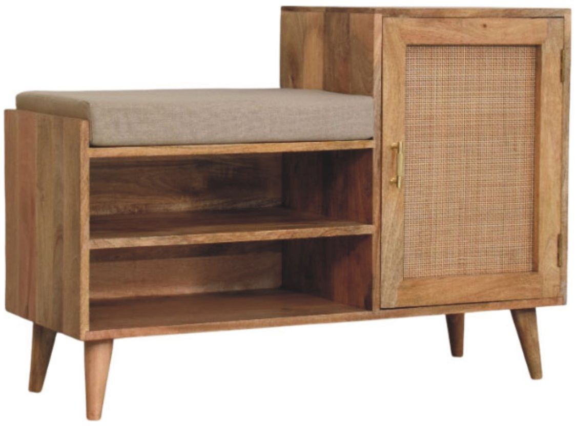 Artisan - Larissa 2 Slot Oak-Ish Bench Unit