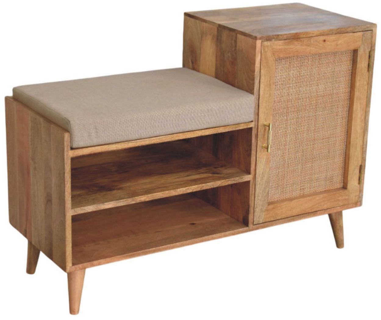 Artisan - Larissa 2 Slot Oak-Ish Bench Unit