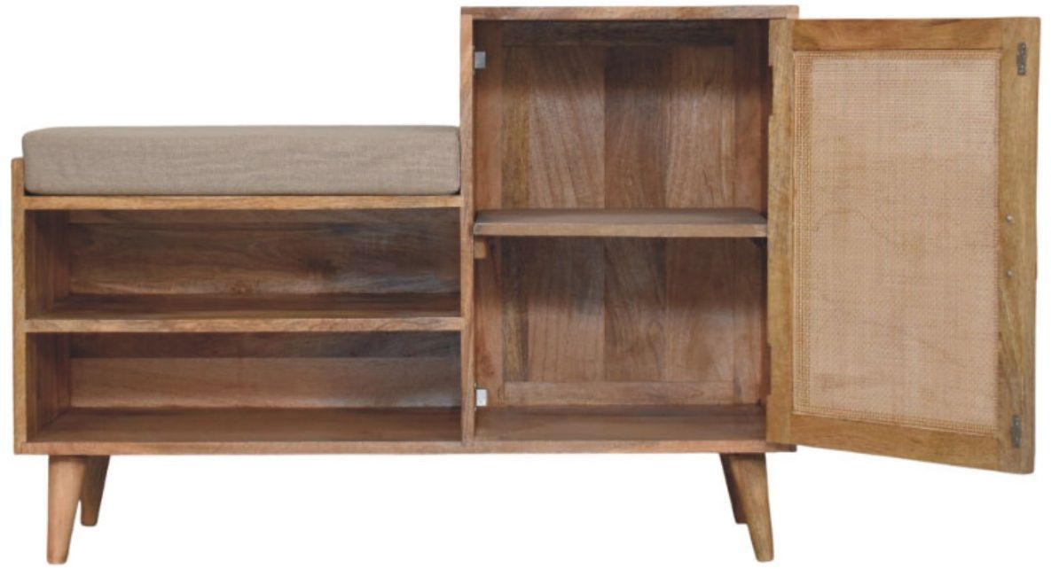 Artisan - Larissa 2 Slot Oak-Ish Bench Unit