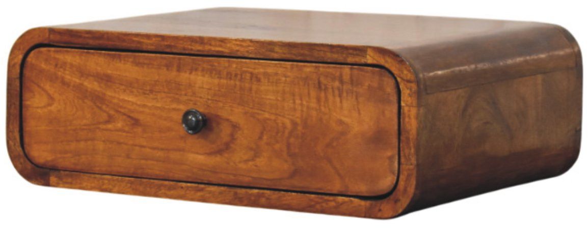 Artisan - Avora Wall-Mounted Honey Caramel 1 Drawer Nightstand