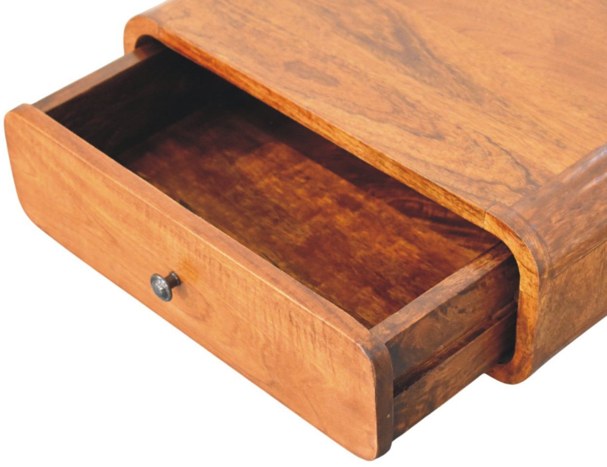 Artisan - Avora Wall-Mounted Honey Caramel 1 Drawer Nightstand