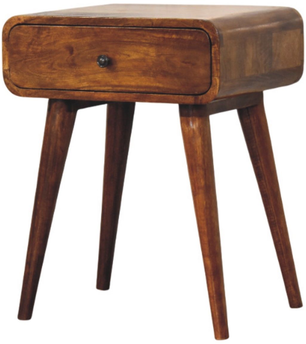 Artisan - Avora Chestnut Nightstand With 1 Drawer