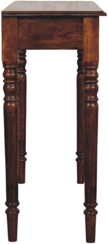 Artisan - Turned Legs 3 Drawer Chestnut Console