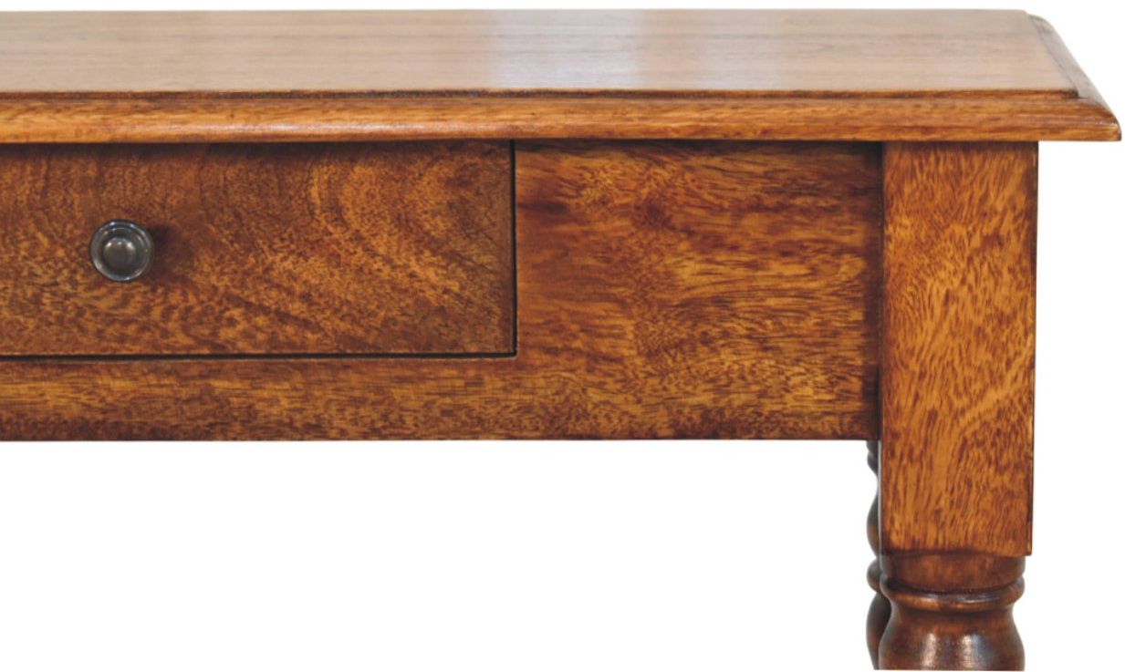 Artisan - Turned Legs 1 Drawer Chestnut Console
