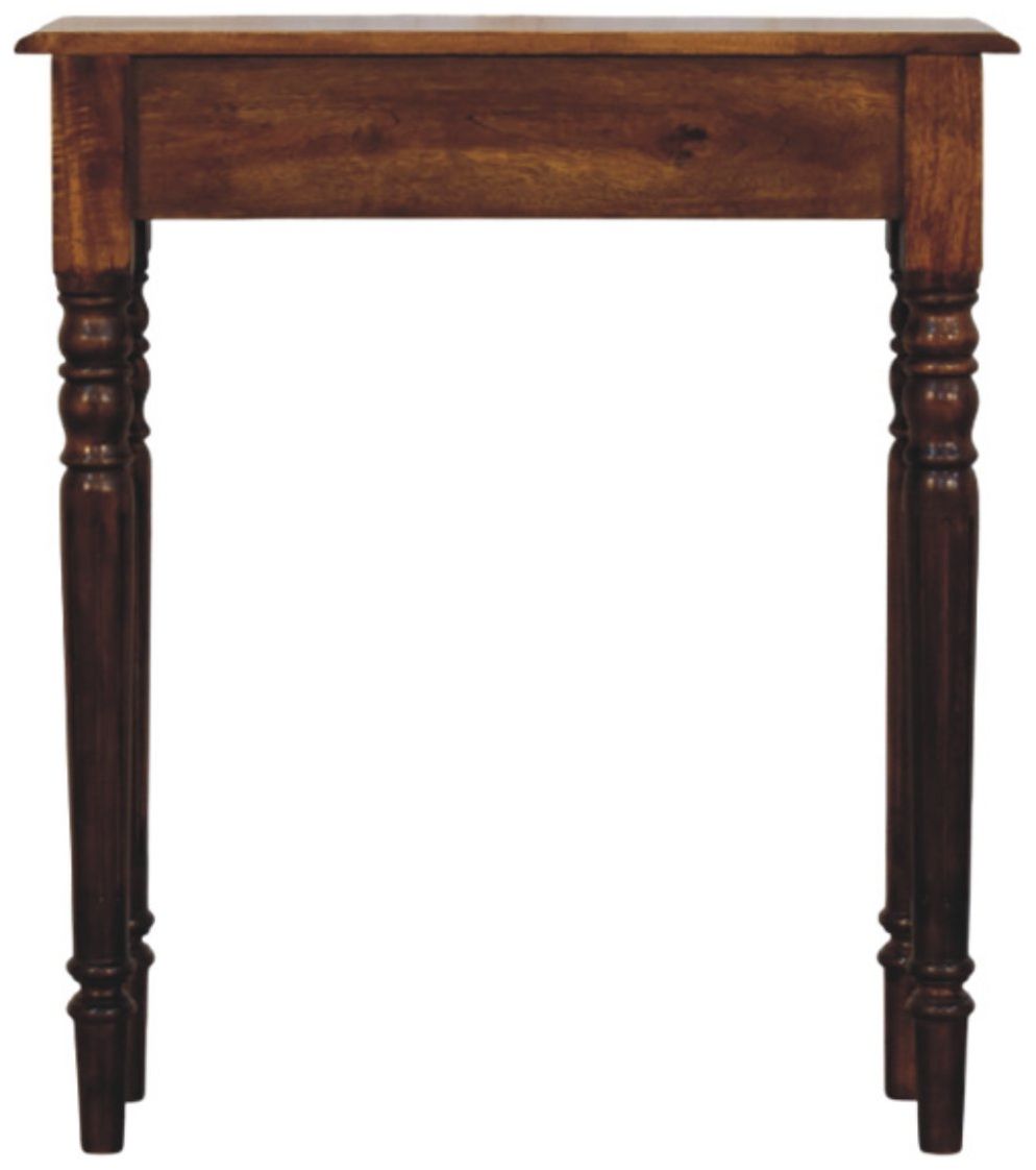 Artisan - Turned Legs 1 Drawer Chestnut Console