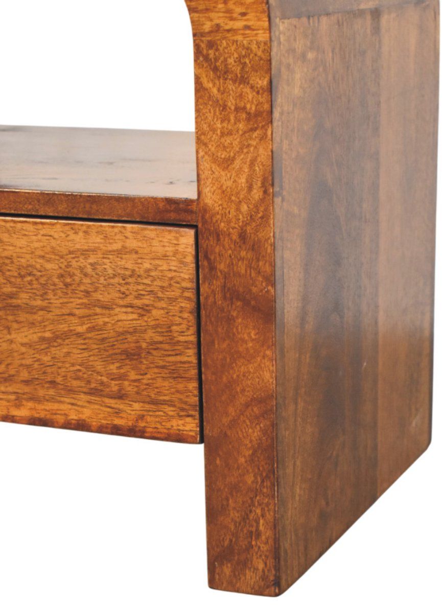 Artisan - Darcy Chestnut Nightstand With Drawer And Open Shelf