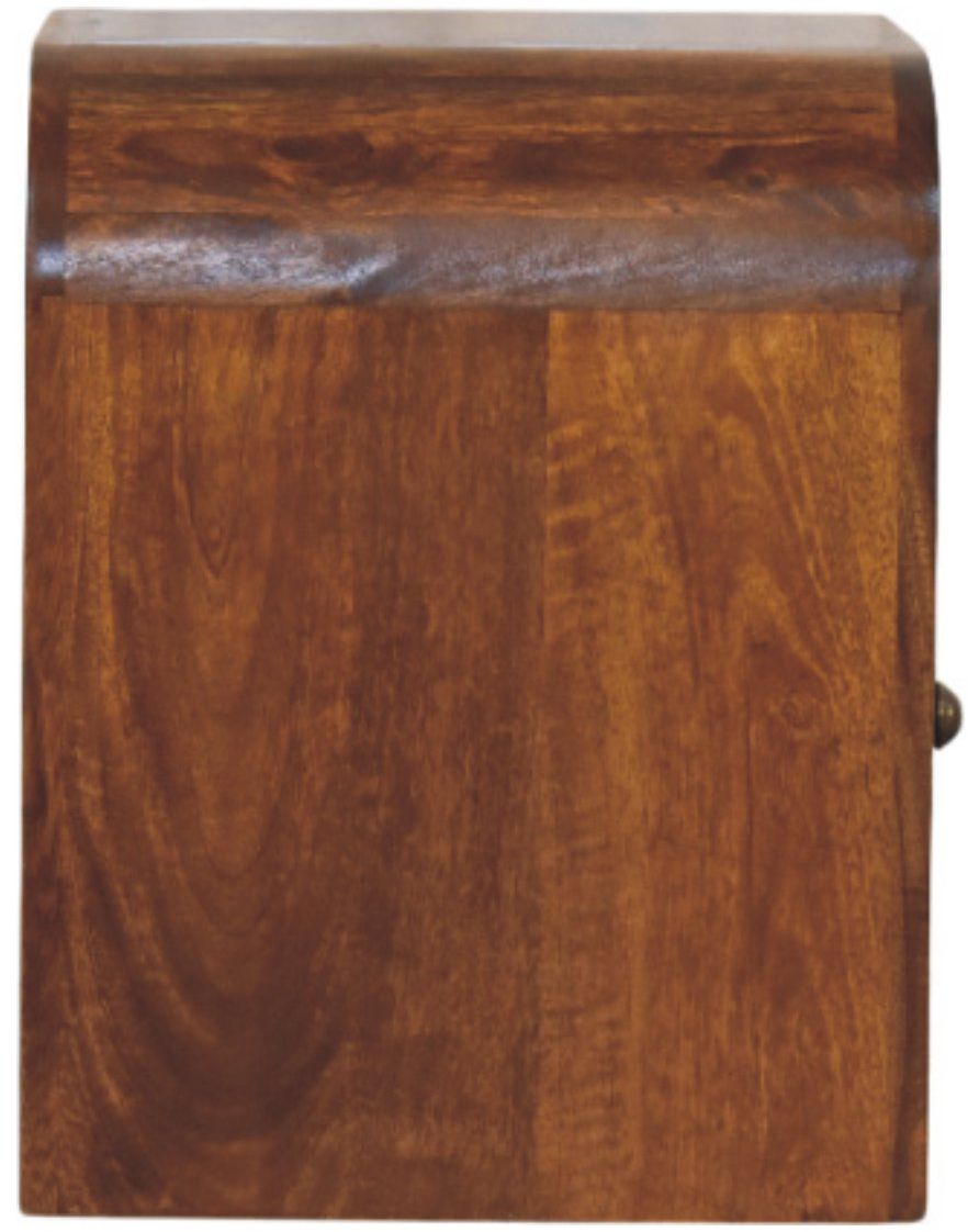 Artisan - Darcy Chestnut Nightstand With Drawer And Open Shelf