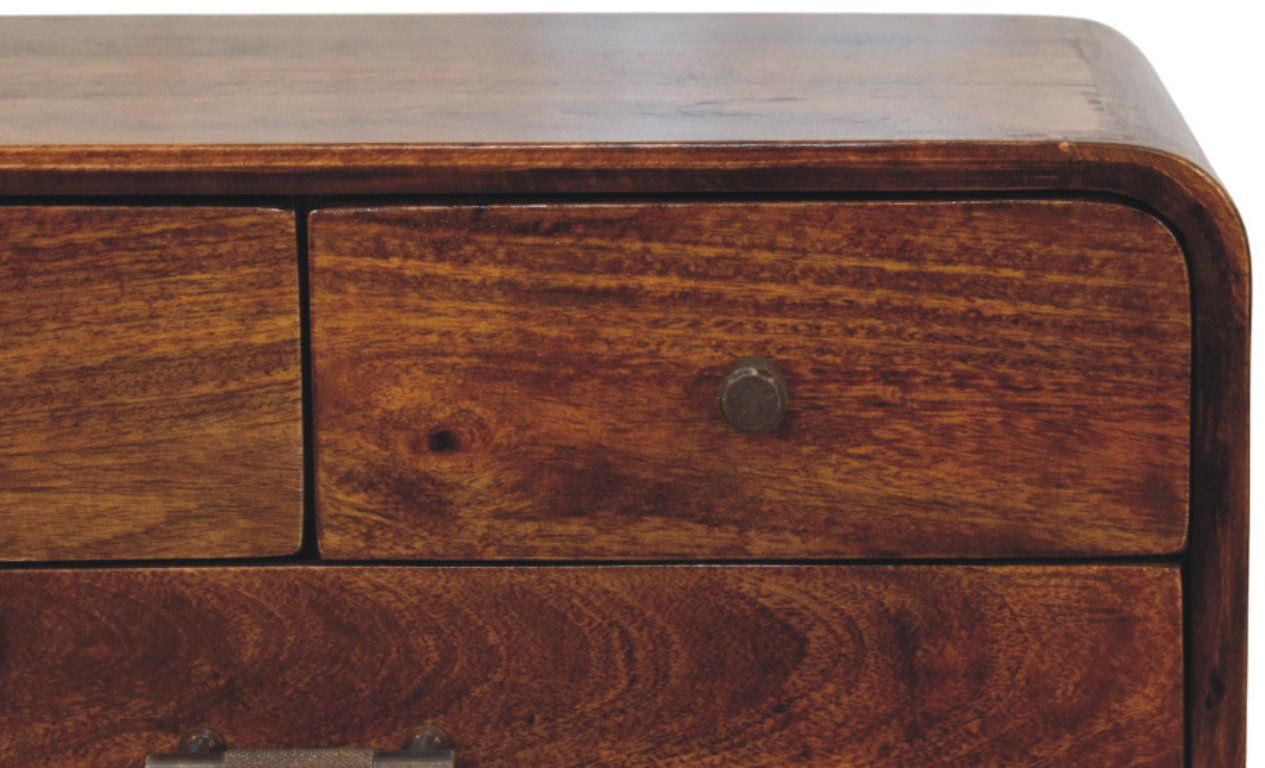 Artisan - Avora 3-Drawer Chestnut Nightstand