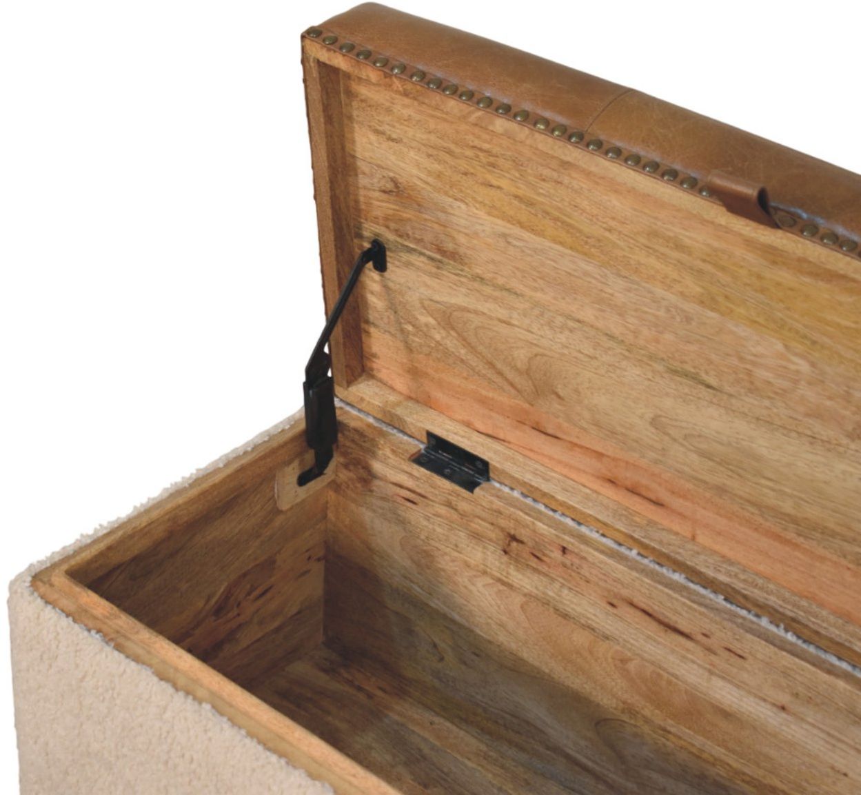 Artisan - Boucle Lid- Up Storage Ottoman