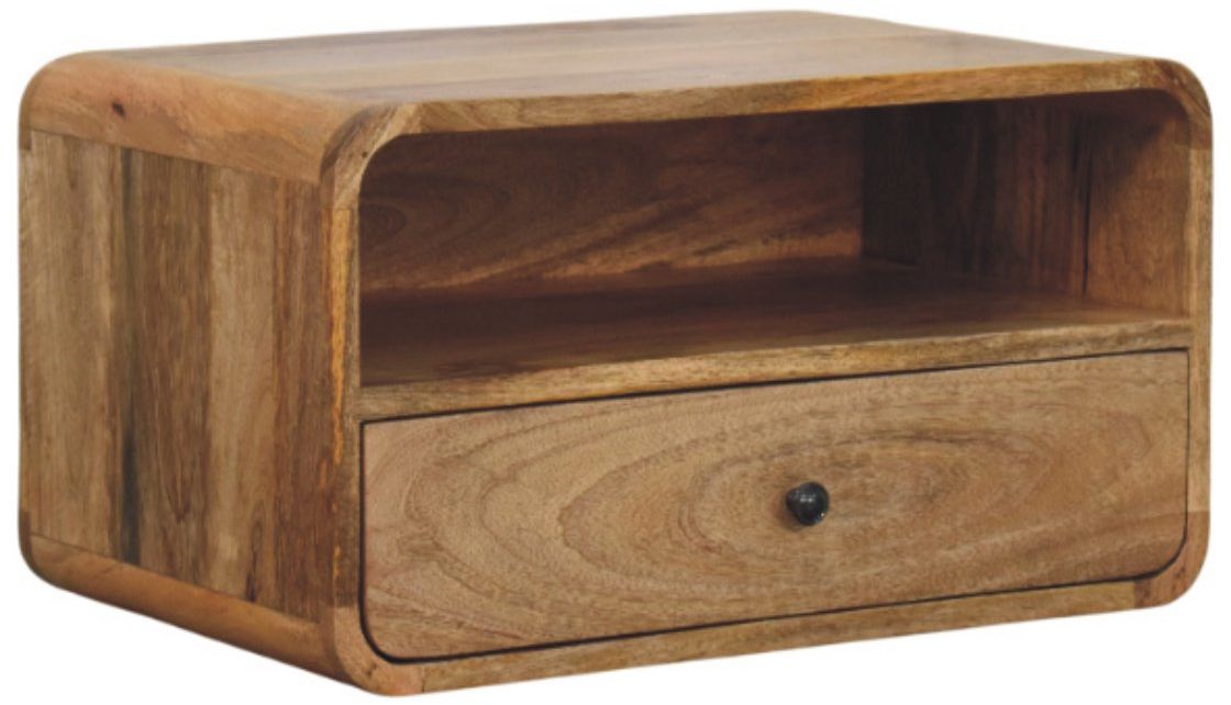 Artisan - Avora Wall-Mounted Oak-Ish Nightstand