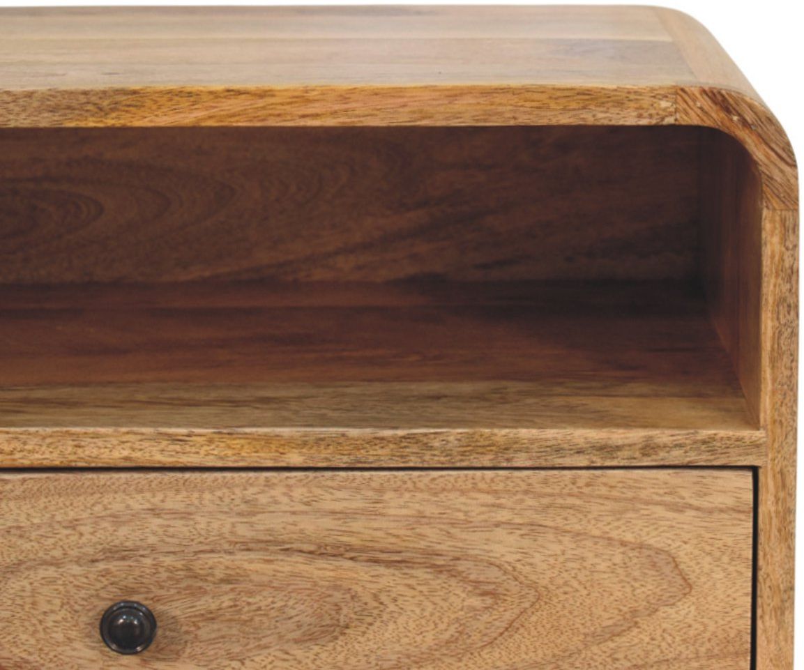 Artisan - Avora Wall-Mounted Oak-Ish Nightstand