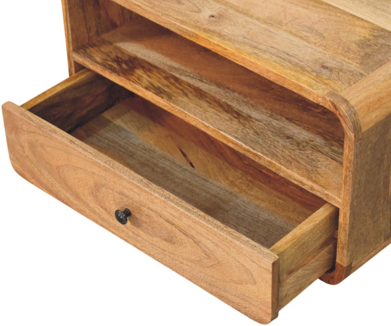 Artisan - Avora Wall-Mounted Oak-Ish Nightstand