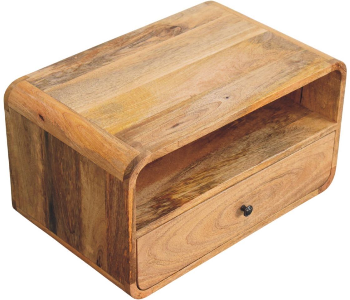 Artisan - Avora Wall-Mounted Oak-Ish Nightstand