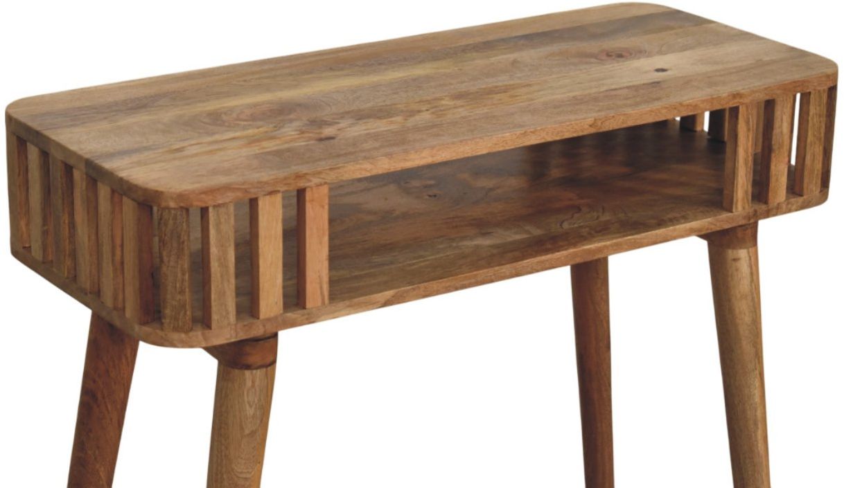 Artisan - Slatted Oak-Ish Console