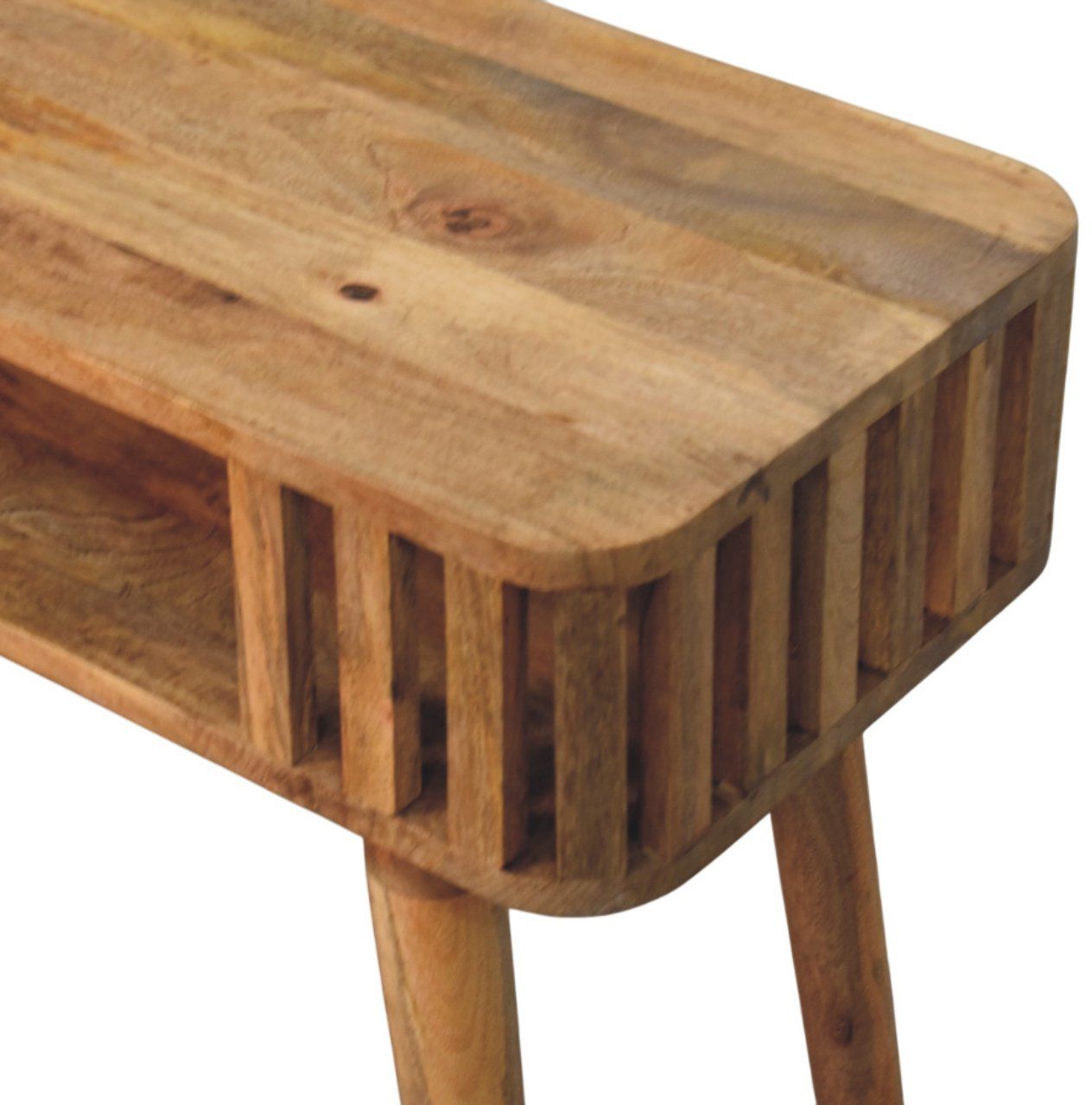 Artisan - Slatted Oak-Ish Console