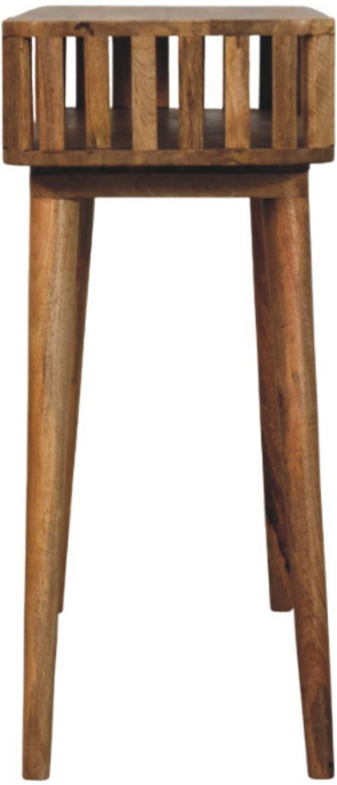 Artisan - Slatted Oak-Ish Console