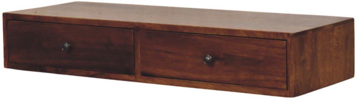 Artisan - Lunar 2 Drawer Chestnut Wall Mounted Console
