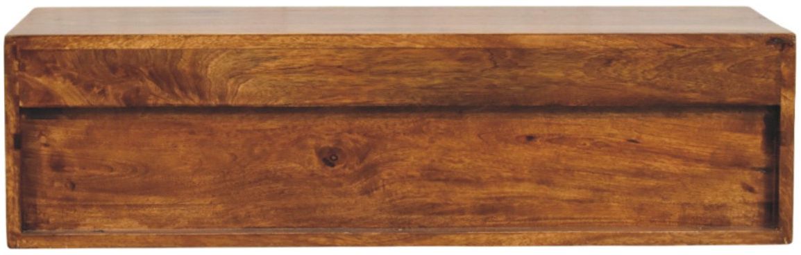 Artisan - Lunar 2 Drawer Chestnut Wall Mounted Media Unit