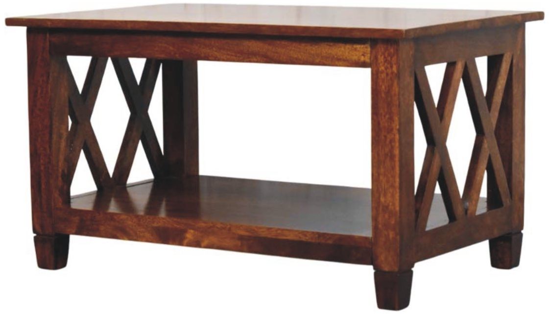 Artisan - Belmont X-Frame Chestnut Coffee Table