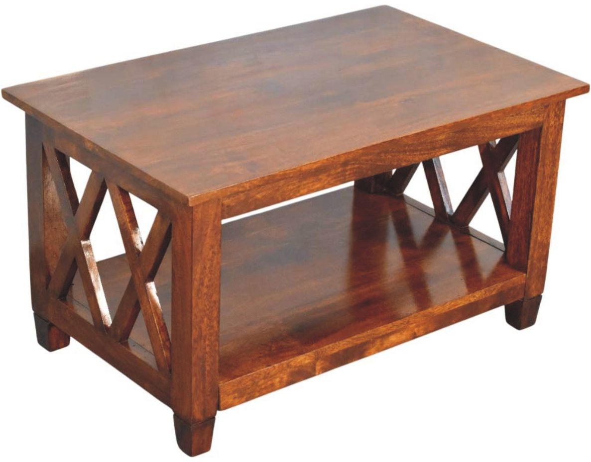Artisan - Belmont X-Frame Chestnut Coffee Table