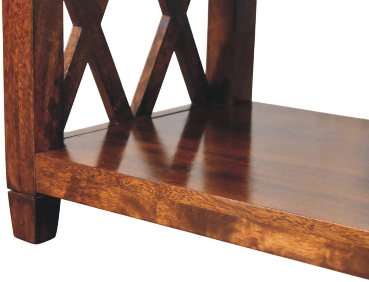 Artisan - Belmont X-Frame Chestnut Coffee Table