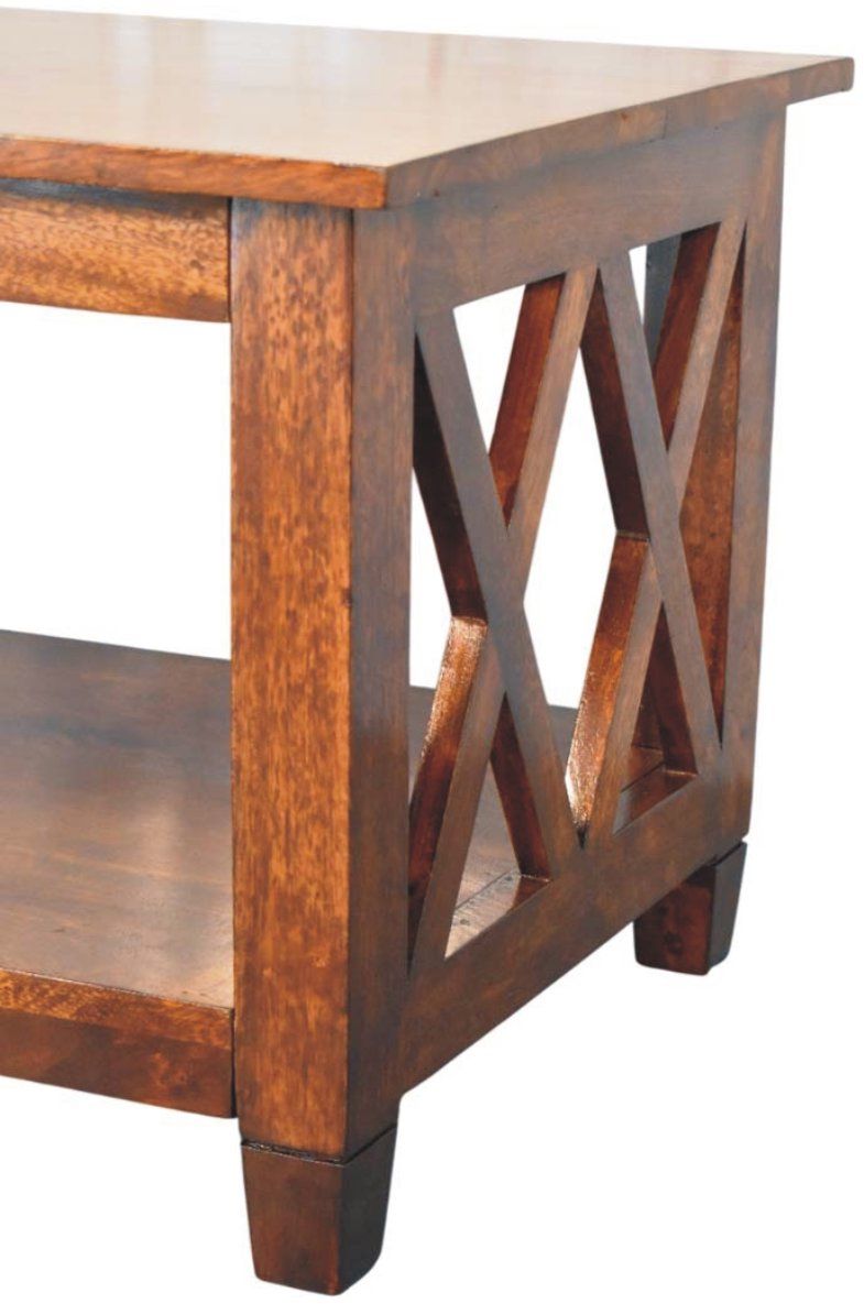 Artisan - Belmont X-Frame Chestnut Coffee Table