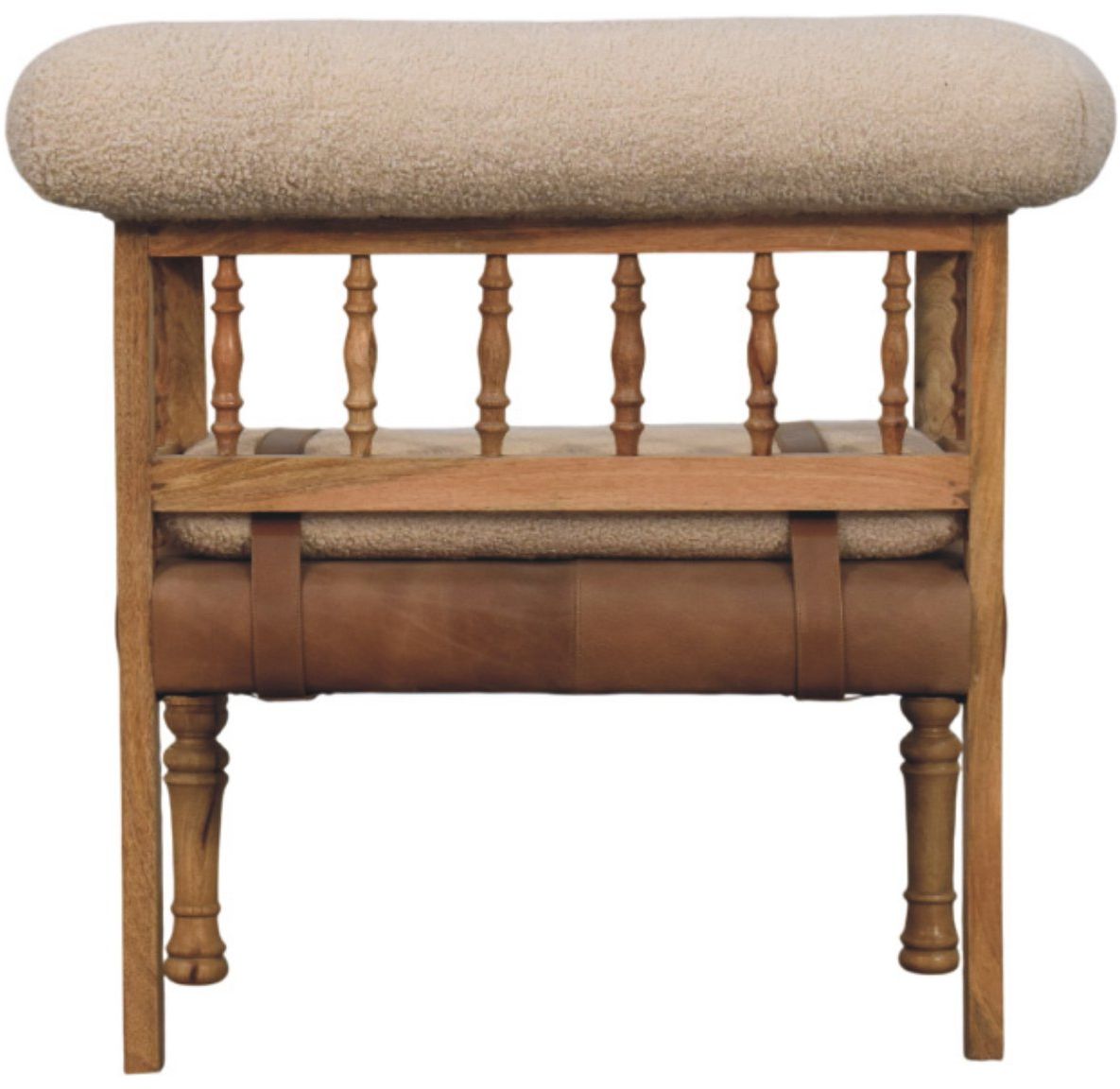 Artisan - Strapped Hallway Boucle Bench