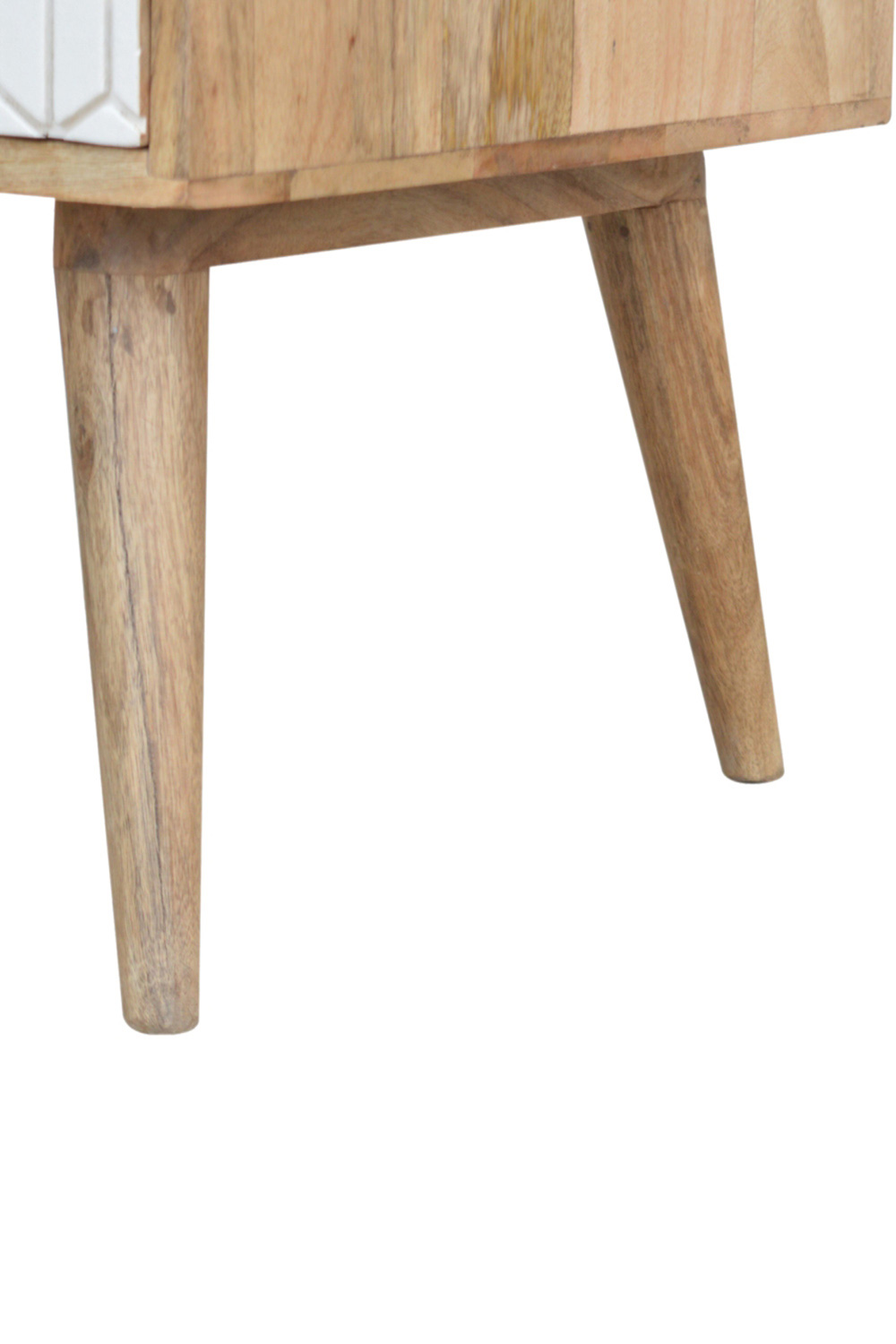 Artisan - Carved Coffee Table in Sleek White