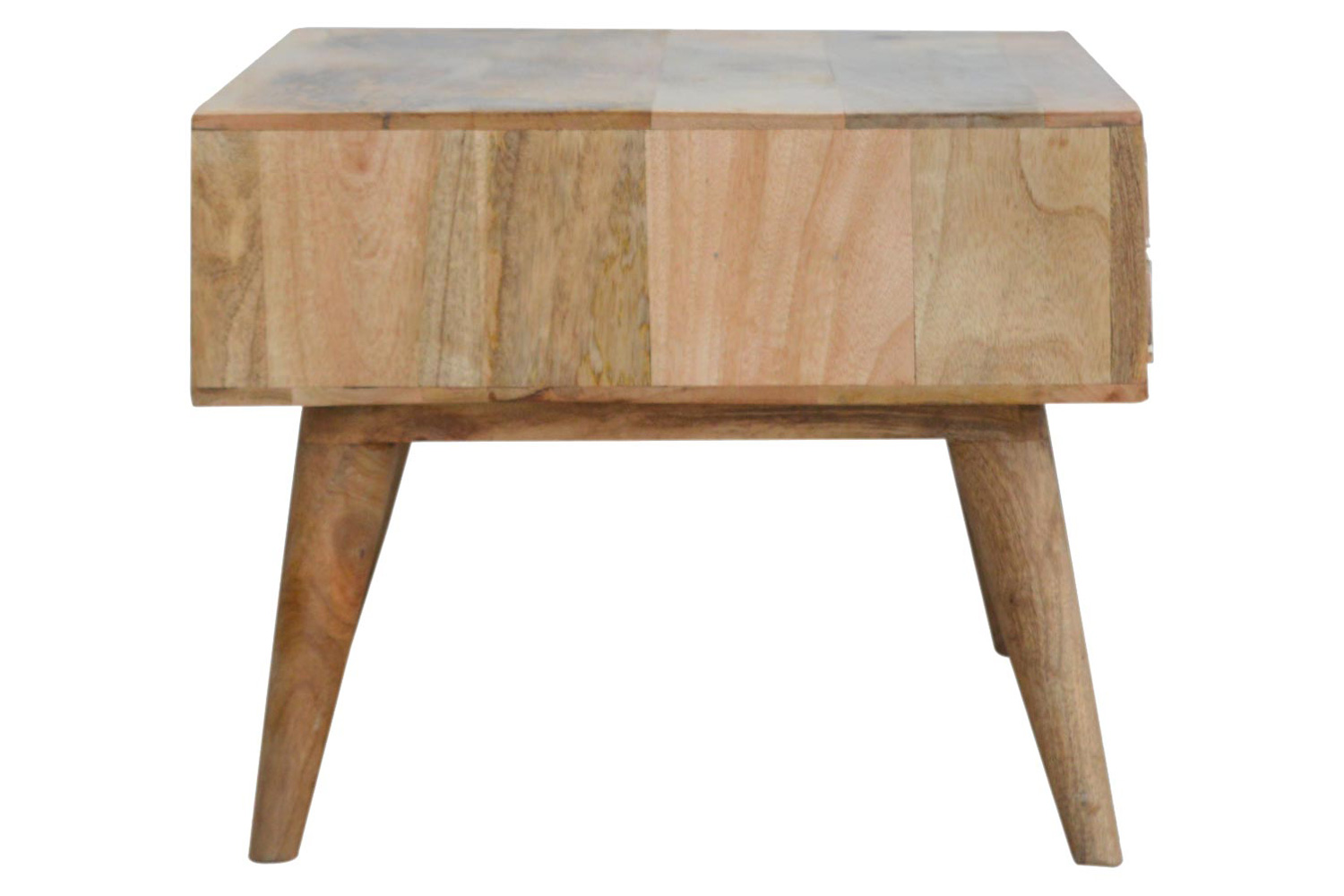 Artisan - Carved Coffee Table in Sleek White