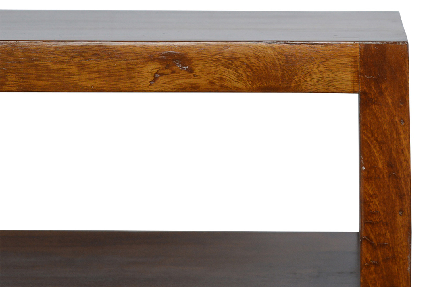 Artisan - Media Unit with Gold Bar in Chestnut