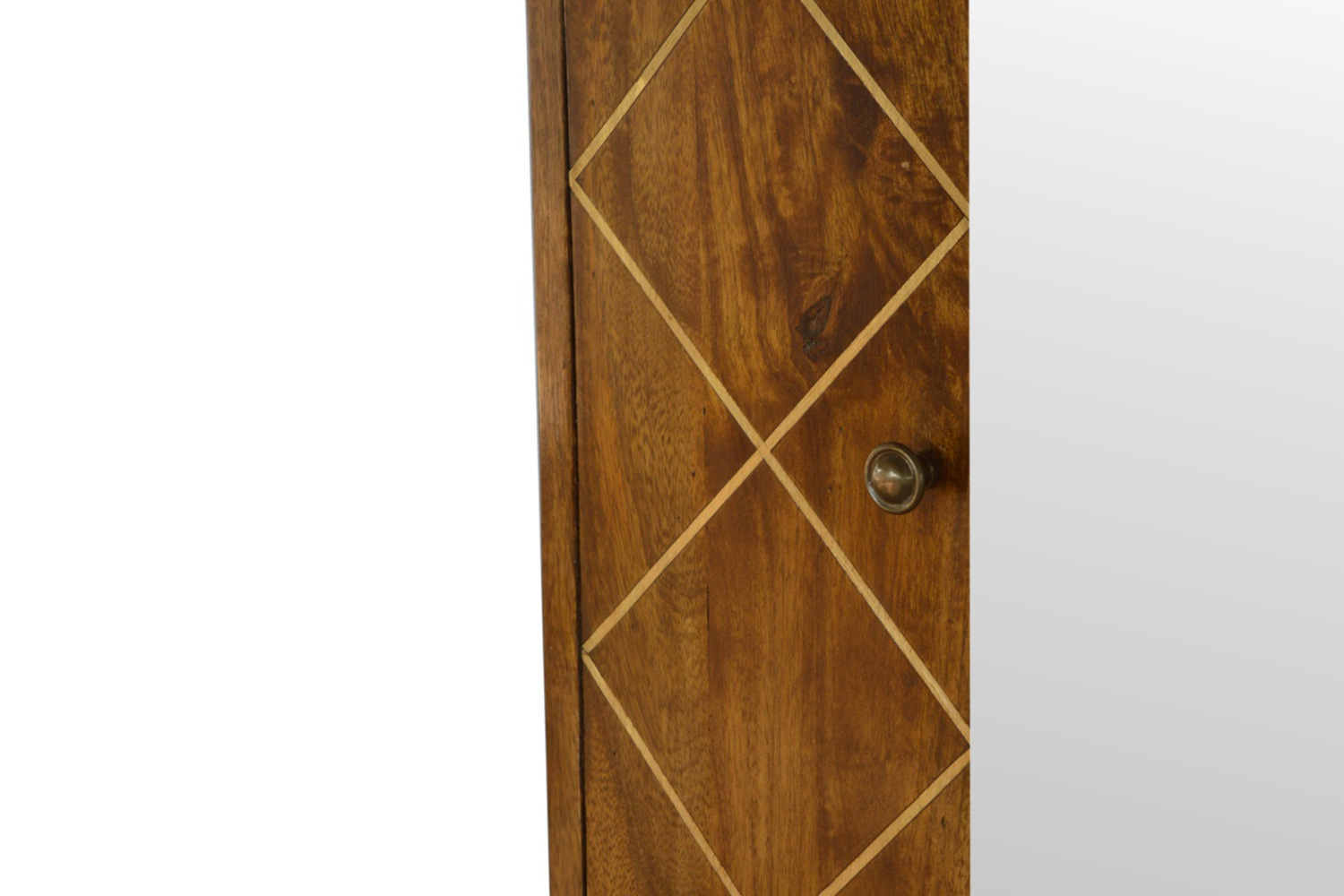 Artisan - Sliding Brass Inlay Wall Mirror Cabinet
