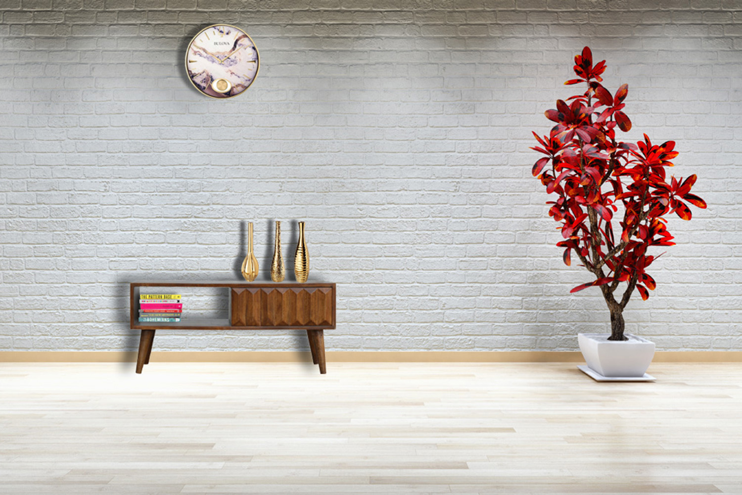 Artisan - Prism Sliding Door Media Unit in Chestnut