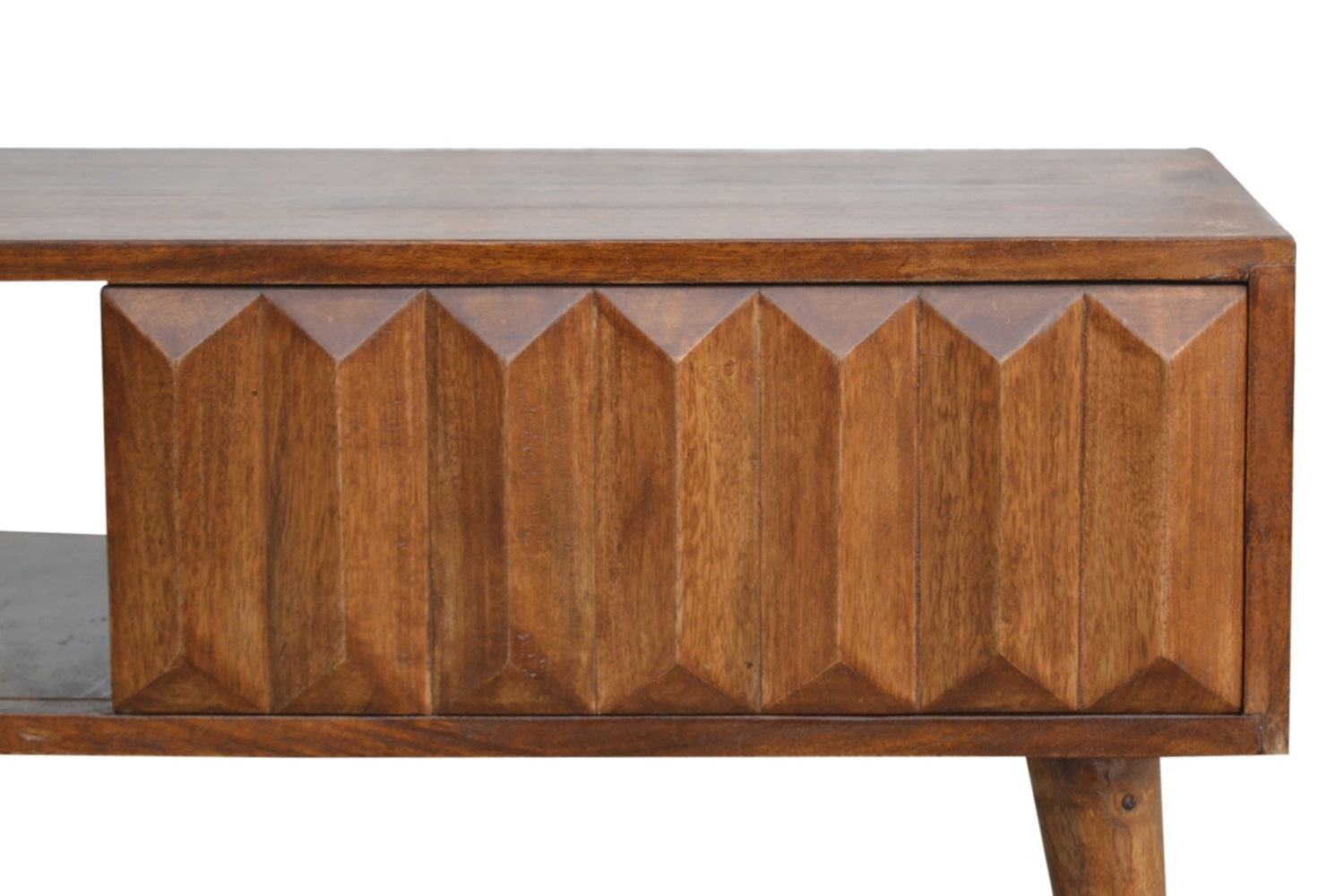 Artisan - Prism Sliding Door Media Unit in Chestnut